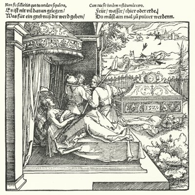 La morte rende tutti uguali (incisione) da Hans (after) Burgkmair