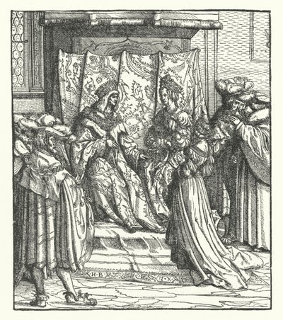 Eleonora del Portogallo riceve la proposta di matrimonio di Federico d