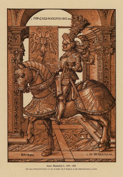 Massimiliano I, Sacro Romano Imperatore da Hans (after) Burgkmair
