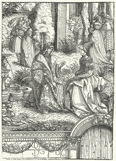 Massimiliano I, Imperatore del Sacro Romano Impero, e sua moglie Maria di Borgogna da Hans (after) Burgkmair