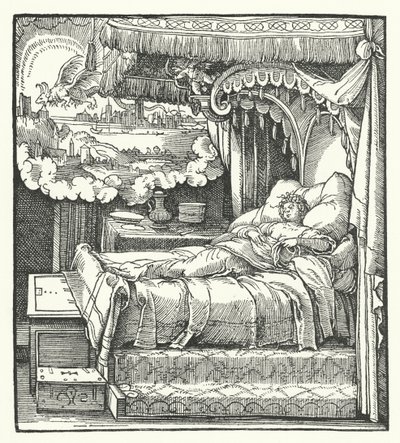 La visione della Sibilla (incisione) da Hans (after) Burgkmair