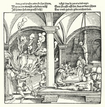 Tortura (incisione) da Hans (after) Burgkmair