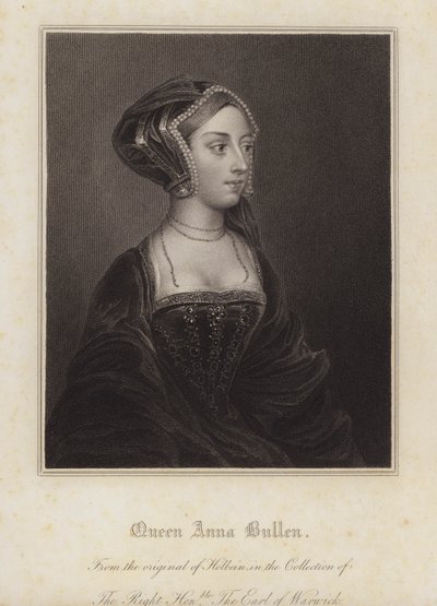 Anna Bolena, seconda moglie di Re Enrico VIII da Hans (after) Holbein the Younger