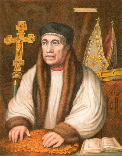 Arcivescovo Warham da Hans (after) Holbein the Younger