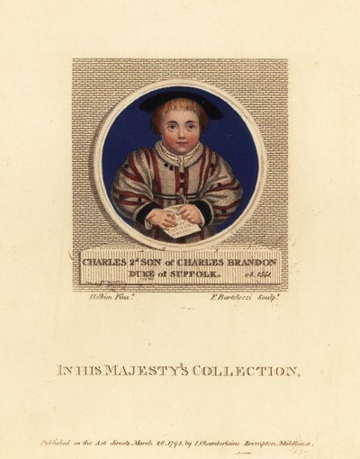 Charles Brandon, 3° duca di Suffolk da Hans (after) Holbein the Younger