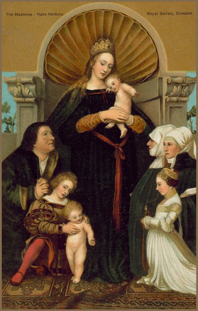 Madonna di Darmstadt da Hans (after) Holbein the Younger