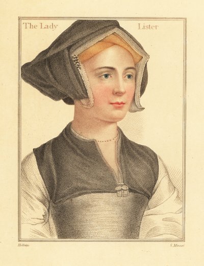 Isabel Shirley, moglie del giudice capo inglese Sir Richard Lyster, 1812 da Hans (after) Holbein the Younger