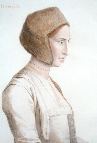 Madre Jackson, nutrice del futuro Edoardo VI, inciso da Francesco Bartolozzi da Hans (after) Holbein the Younger