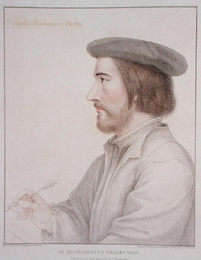 Nicholas Borbonius (1503-50) inciso da Francesco Bartolozzi (1727-1815) 1793 da Hans (after) Holbein the Younger