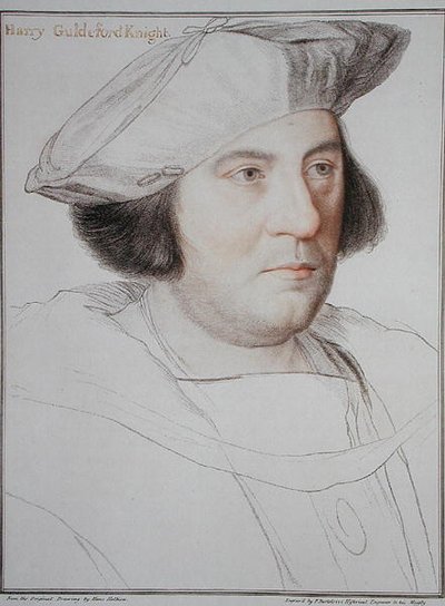 Ritratto di Harry Guldeford (m.1532) inciso da Francesco Bartolozzi (1727-1815) 1792 da Hans (after) Holbein the Younger