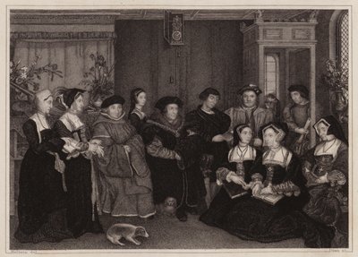La Famiglia di Sir Thomas More da Hans (after) Holbein the Younger
