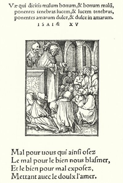 Il predicatore da Hans (after) Holbein the Younger