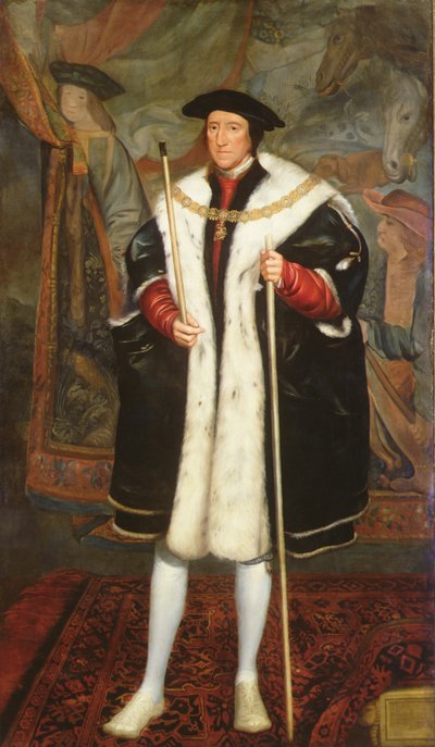 Thomas Howard, terzo duca di Norfolk, con il collare della Giarrettiera da Hans (after) Holbein the Younger