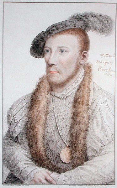William Parr (1513-71) Marchese di Northampton, inciso da Francesco Bartolozzi 1796 da Hans (after) Holbein the Younger