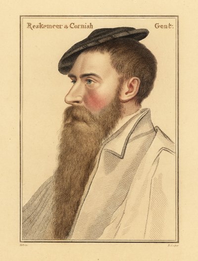 William Reskimer, cortigiano di Re Enrico VIII, 1812 da Hans (after) Holbein the Younger