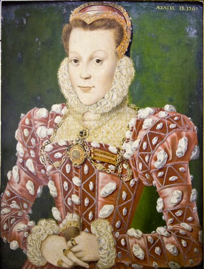 Ritratto di Mary Browne, Contessa di Southampton da Hans (attr. to) Eworth or Ewoutsz