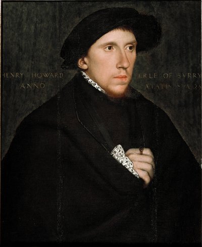 Ritratto di Henry Howard, poeta e cortigiano inglese da Hans (school of) Holbein