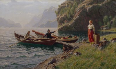 Vita quotidiana nei fiordi da Hans Andreas Dahl