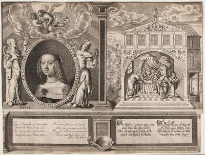 Elisabeth Thott e scena con la resurrezione della figlia di Jairi da Hans Andreas Greys