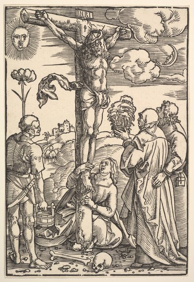 Cristo sulla croce con la Vergine e i santi Longino, Maria Maddalena e Giovanni da Hans Baldung