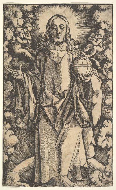 Cristo con un globo, XV-XVI secolo da Hans Baldung