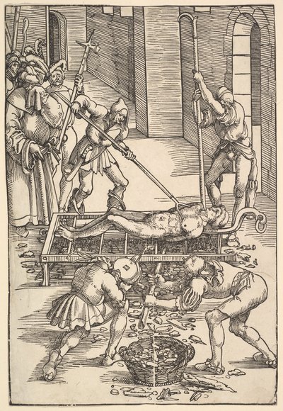 Martirio di San Lorenzo, ca. 1505 da Hans Baldung