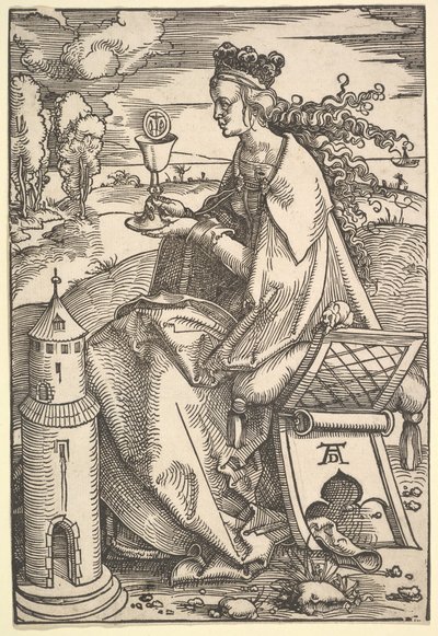 Santa Barbara, ca. 1505 da Hans Baldung