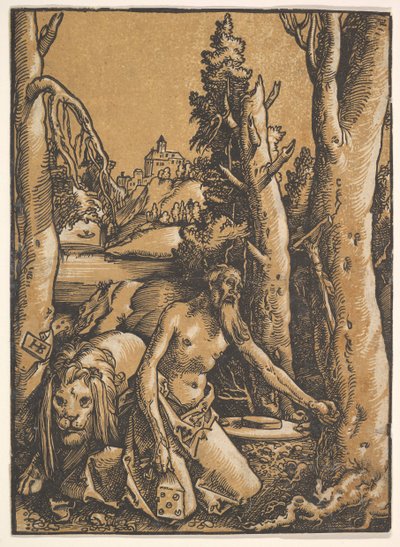 San Girolamo nel deserto da Hans Baldung