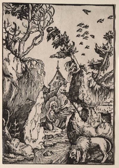 San Girolamo nel deserto da Hans Baldung