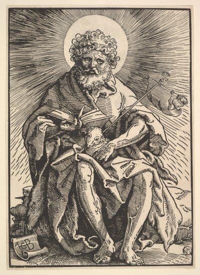San Giovanni Battista che tiene l