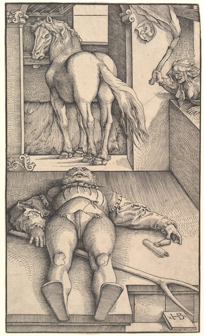Il cavaliere stregato, ca. 1544 da Hans Baldung