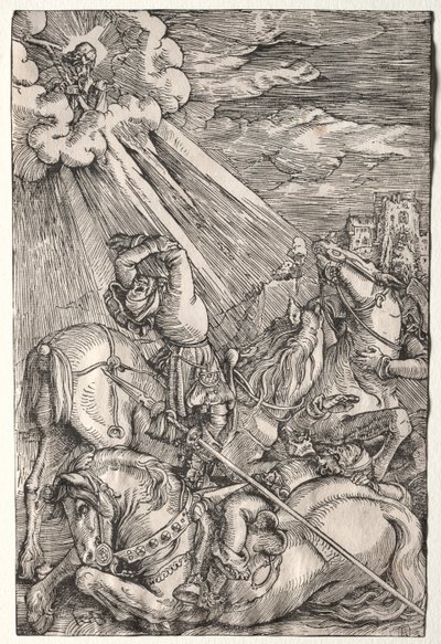 La conversione di San Paolo da Hans Baldung