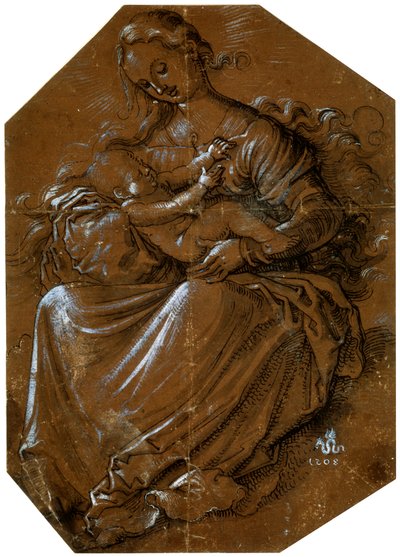 Vergine e Bambino, c1500-1545 da Hans Baldung