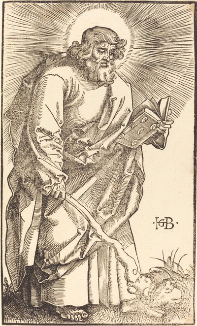 Apostolo Giuda Taddeo da Hans Baldung Grien
