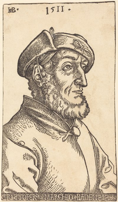 Cristoforo, margravio di Baden da Hans Baldung Grien