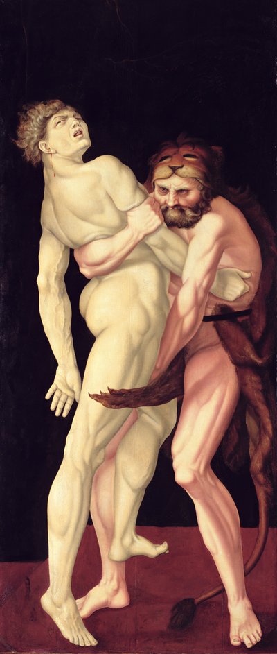 Ercole e Anteo da Hans Baldung Grien