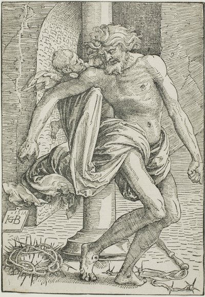 Uomo dei dolori davanti alla colonna da Hans Baldung Grien