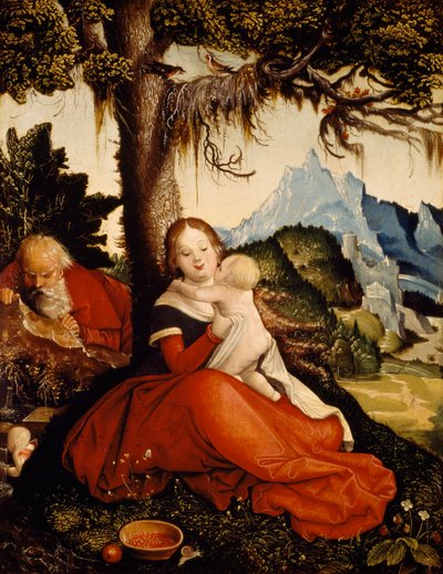 Riposo durante la fuga in Egitto da Hans Baldung Grien