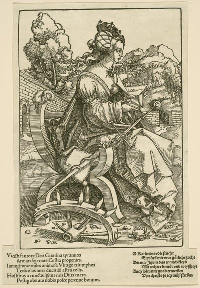 Santa Caterina, 1505-07 da Hans Baldung Grien