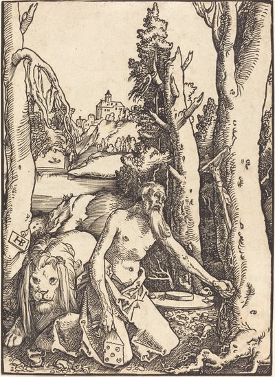 San Girolamo nel deserto da Hans Baldung Grien