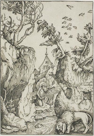 San Girolamo nel deserto da Hans Baldung Grien