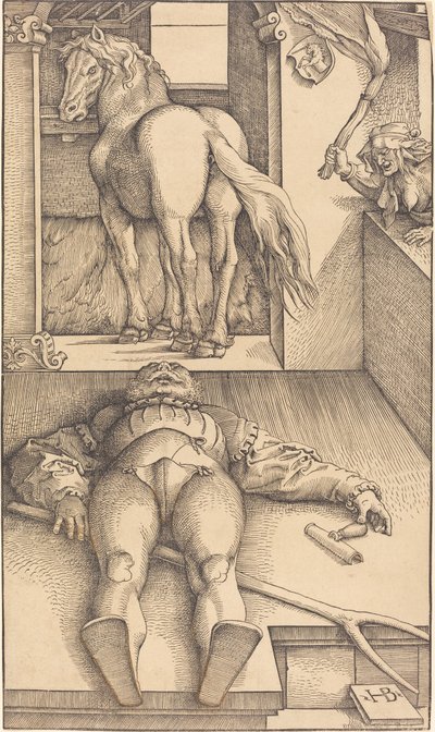 Il Cavaliere Stregato da Hans Baldung Grien