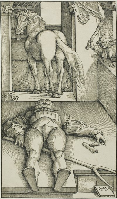 Il Cavaliere Stregato da Hans Baldung Grien