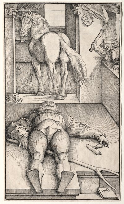 Il fidanzato stregato, 1544 da Hans Baldung Grien
