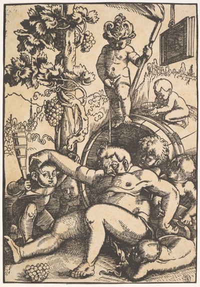 Il Bacco ubriaco, c.1520 da Hans Baldung Grien