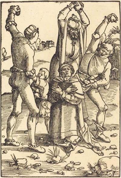 La lapidazione di Santo Stefano da Hans Baldung Grien