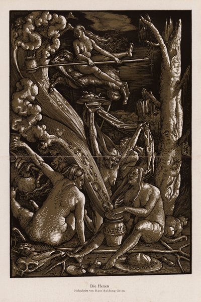Il sabba delle streghe da Hans Baldung Grien