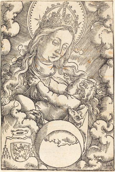 Vergine e Bambino tra le nuvole da Hans Baldung Grien