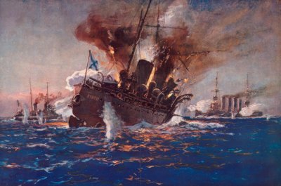 Battaglia navale davanti a Pulo Pinang da Hans Bohrdt