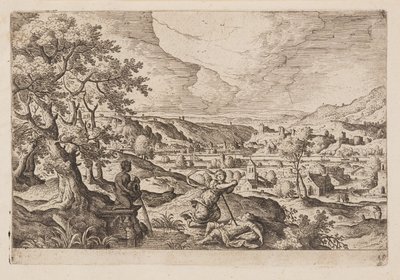 Piastra 19, da Paesaggi con scene dell